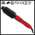 Red professional hair brushes with ON/OFF switch and 2 heat settings